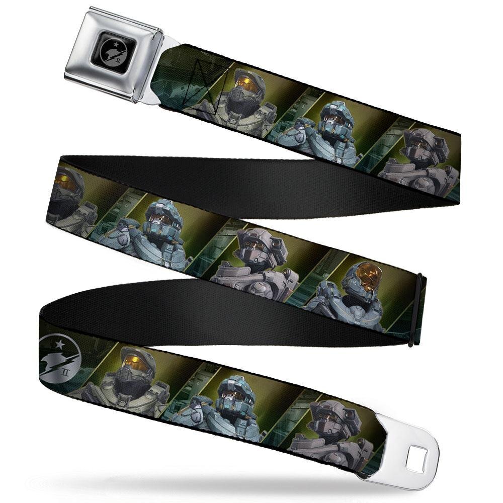 8805 Seatbelt Belt - Halo 4-Blue Team Member Pose Blocks/Logo